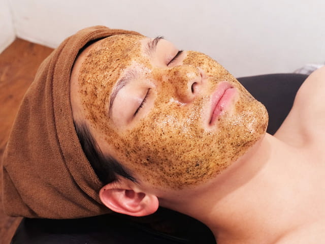 メンズハーブピーリングメニュー|【都度払い】男性・メンズフェイシャルエステならフィーゴビューティー メンズハーブピーリング 来店からの流れ ハーブピーリング